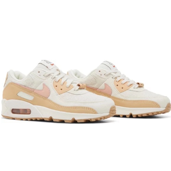 Women’s Air Max 90 SE 'Sun Club - Sail Arctic Orange EUC side 8 - Picture 1 of 13